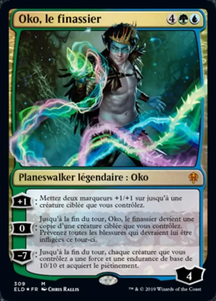 Oko, le finassier, carte Magic ELD 309 — extension Throne of Eldraine