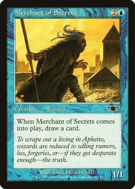 Marchand de secrets, carte Magic LGN 44 — extension Légions