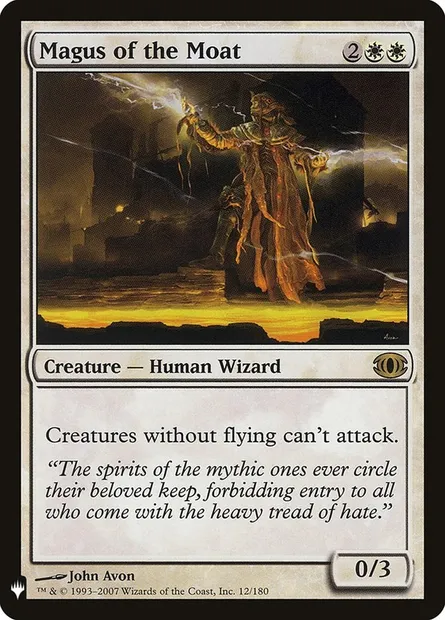 Mage de la douve, carte Magic PLST FUT-12 — extension The List
