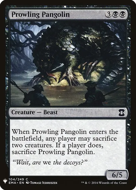 Pangolin rôdeur, carte Magic PLST EMA-104 — extension The List