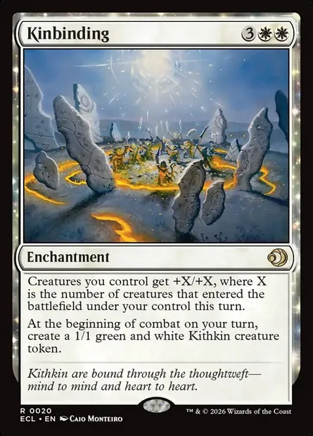 Kinbinding, Magic card ECL 20 — Lorwyn Eclipsed set
