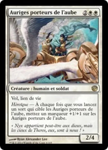 Auriges porteurs de l'aube, carte Magic JOU 6 — extension Incursion dans Nyx