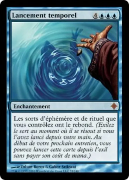 Lancement temporel, carte Magic ROE 55 — extension L'ascension des Eldrazi