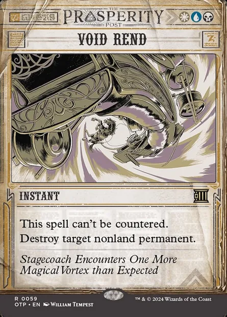 Void Rend, Magic card OTP 59 — Breaking News set