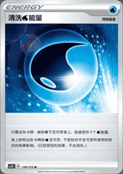 Wash [W] Energy, Pokémon card CS2bC 114 — Vivid Portrayals - Indigo set