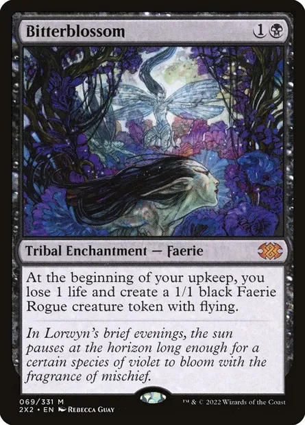 Bitterblossom, Magic card 2X2 69 — Double Masters 2022 set