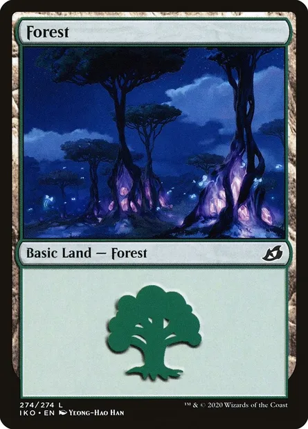 Forest, Magic card IKO 274 — Ikoria: Lair of Behemoths set