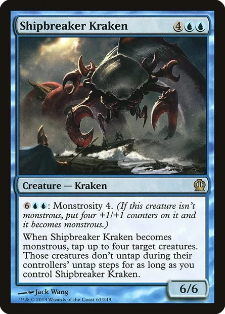 Shipbreaker Kraken, Magic card THS 63 — Theros set