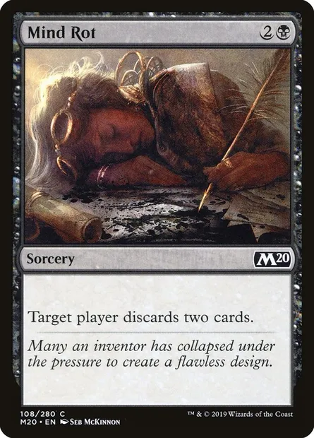 Mind Rot, Magic card M20 108 — Core Set 2020 set