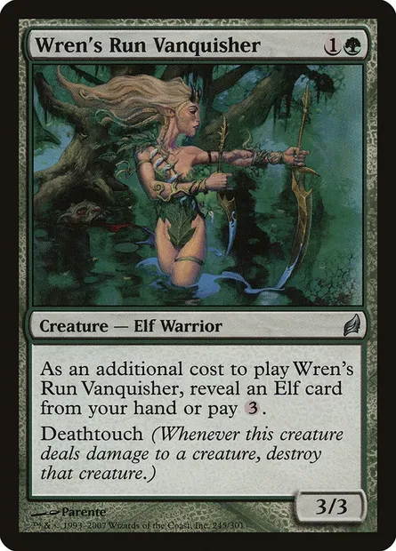 Wren's Run Vanquisher, Magic card LRW 245 — Lorwyn set