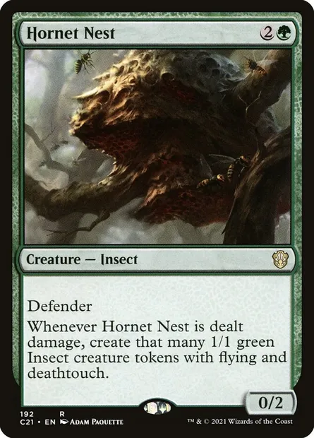 Hornet Nest, Magic card C21 192 — Commander 2021 set