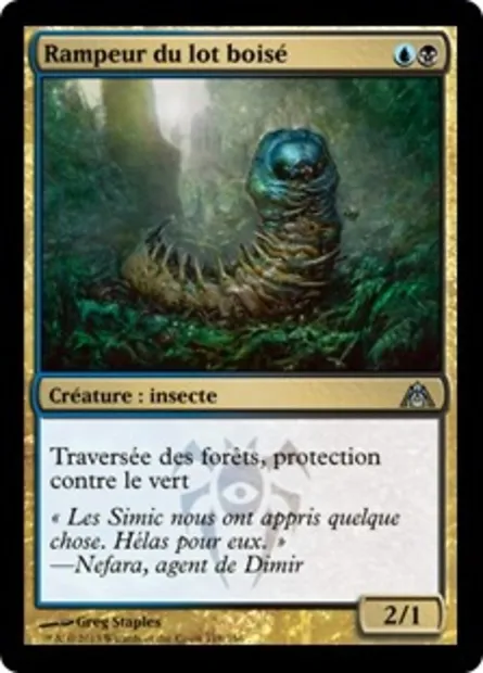 Rampeur du lot boisé, carte Magic DGM 118 — extension Le labyrinthe du dragon