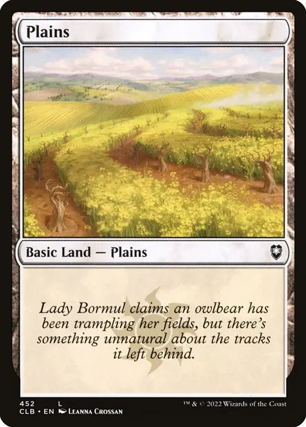 Plains, Magic card CLB 452 — Commander Legends: Battle for Baldur's Gate set