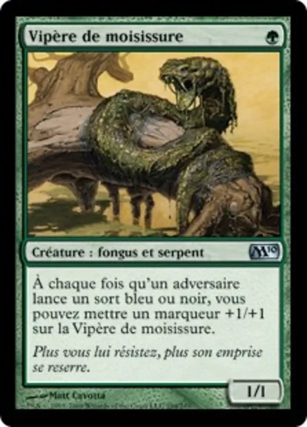 Vipère de moisissure, carte Magic M10 194 — extension Magic 2010
