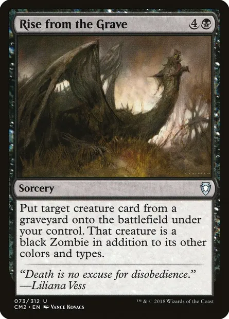 Reviviscence, carte Magic CM2 73 — extension Commander Anthology Volume II