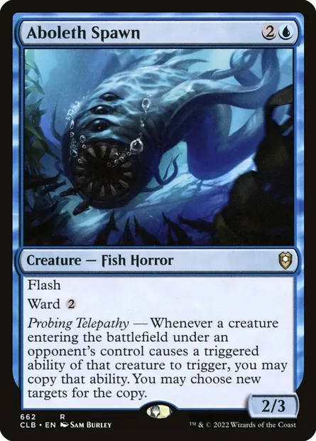 Aboleth Spawn, Magic card CLB 662 — Commander Legends: Battle for Baldur's Gate set