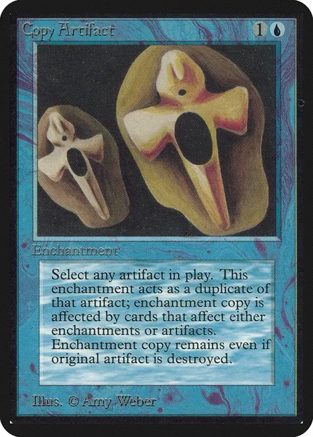 Copie d'artefact, carte Magic LEA 53 — extension Limited Edition Alpha