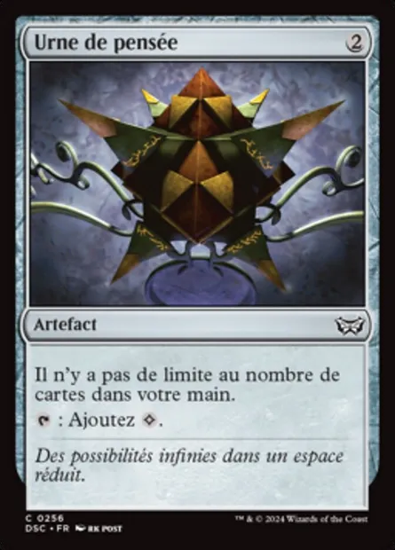 Urne de pensée, carte Magic DSC 256 — extension Duskmourn: House of Horror Commander