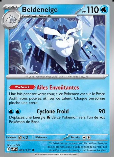 Beldeneige, carte Pokémon ASC 053 — extension Héros Transcendants