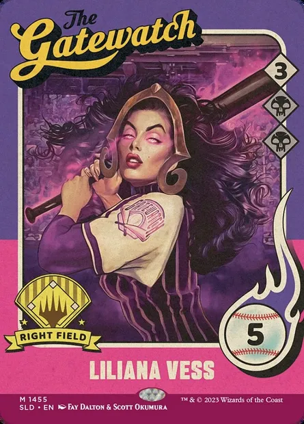 Liliana Vess // Liliana Vess, Magic card SLD 1455 — Secret Lair Drop set
