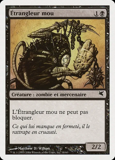 Spineless Thug, Magic card PSAL F18 — Salvat 2005 set