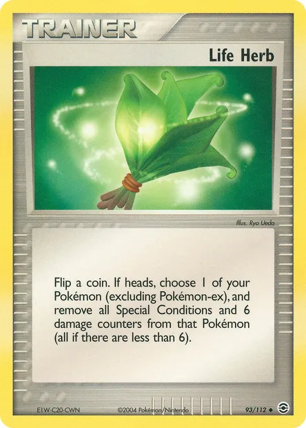Life Herb, Pokémon card RG 93 — FireRed & LeafGreen set