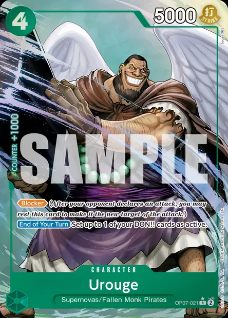 Urouge, carte One Piece OP07-021 — extension 500 YEARS IN THE FUTURE