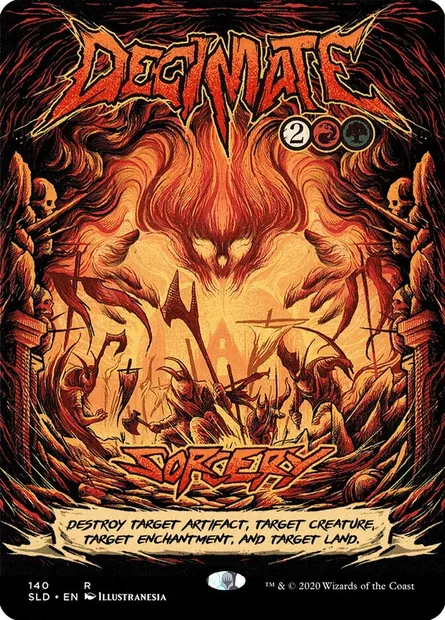 Decimate, Magic card SLD 140 — Secret Lair Drop set