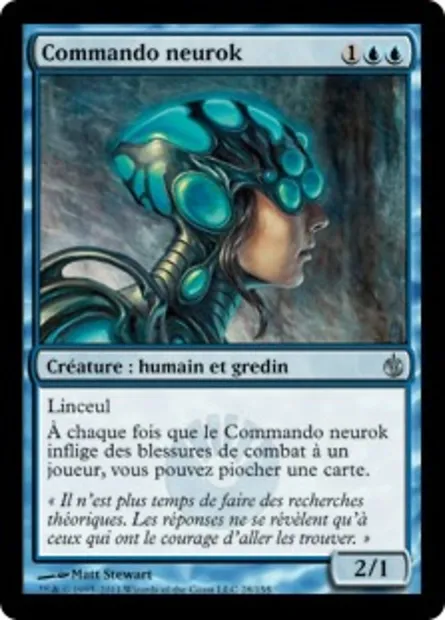 Commando neurok, carte Magic MBS 28 — extension Mirrodin assiégé
