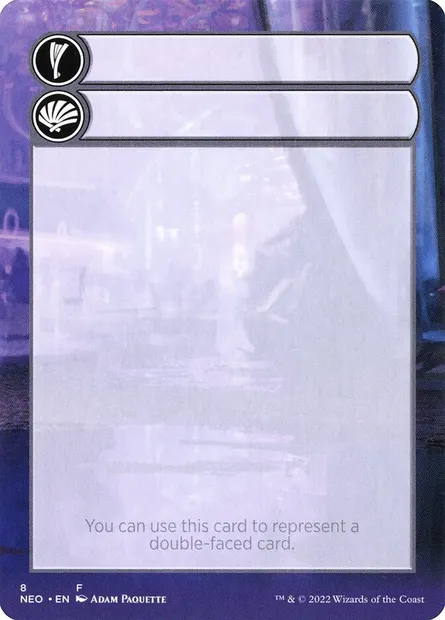 Double-Faced Substitute Card, Magic card SNEO 8 — Kamigawa: Neon Dynasty Substitute Cards set