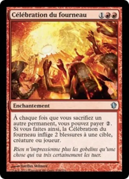 Célébration du fourneau, carte Magic C13 109 — extension Commander 2013