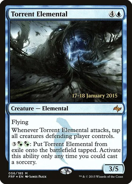 Élémental de tourbillon, carte Magic PFRF 56s — extension Fate Reforged Promos