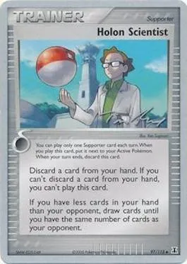 Scientifique Holon, carte Pokémon WCD07 097-3 — extension World Championship Decks 2007
