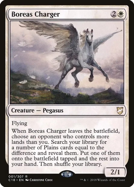 Boreas Charger, Magic card C18 1 — Commander 2018 set