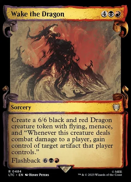 Wake the Dragon, Magic card LTC 484 — Tales of Middle-earth Commander set