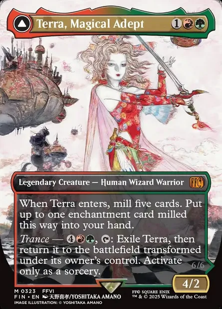 Terra, Magical Adept // Esper Terra, Magic card FIN 323 — Final Fantasy set