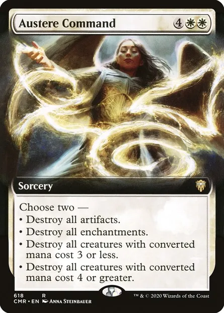 Austere Command, Magic card CMR 618 — Commander Legends set