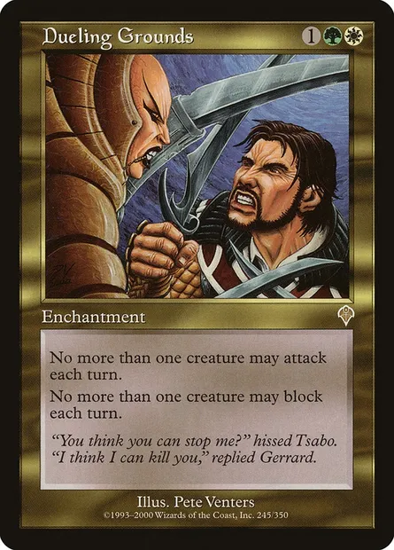 Dueling Grounds, Magic card INV 245 — Invasion set