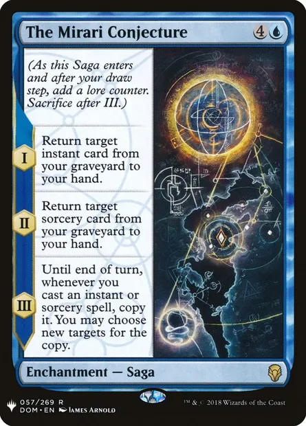The Mirari Conjecture, Magic card PLST DOM-57 — The List set