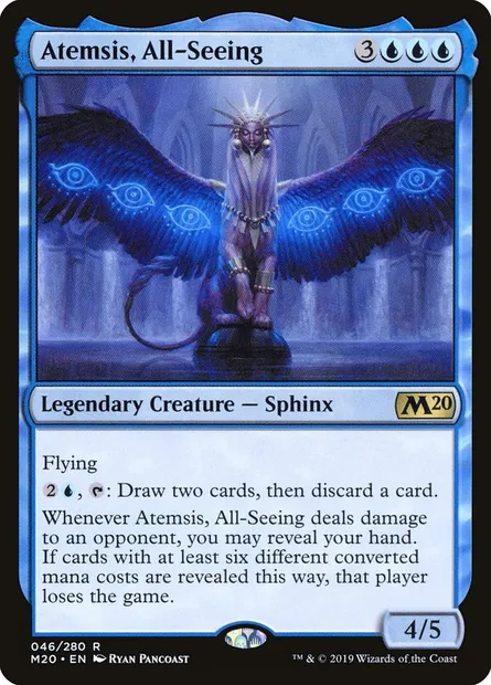 Atemsis, All-Seeing, Magic card M20 46 — Core Set 2020 set