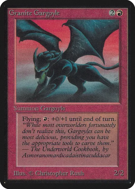 Granite Gargoyle, Magic card LEA 155 — Limited Edition Alpha set