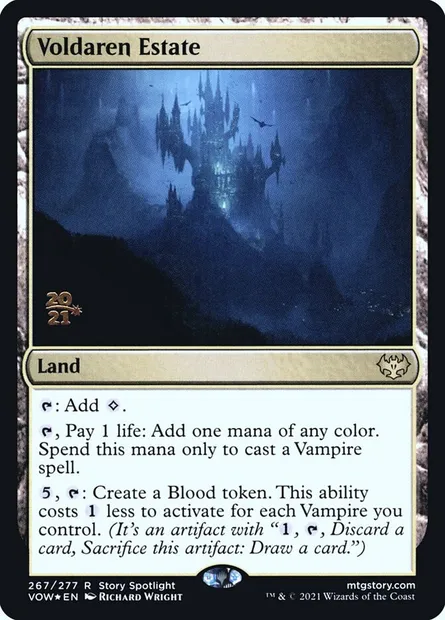 Voldaren Estate, Magic card PVOW 267s — Innistrad: Crimson Vow Promos set