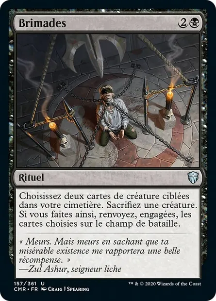 Brimades, carte Magic CMR 157 — extension Commander Legends