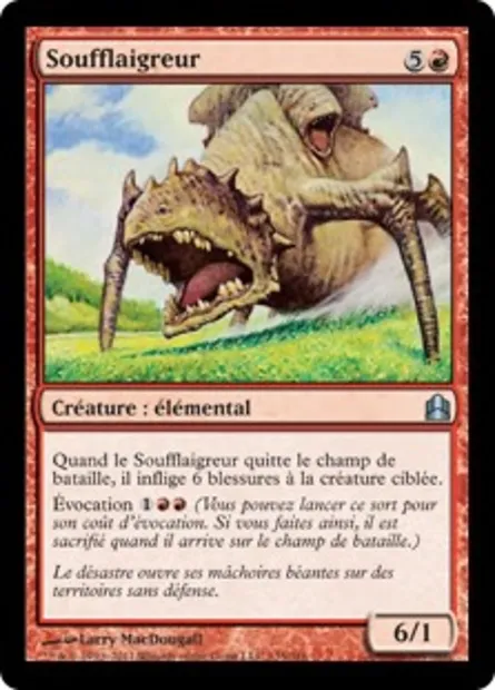 Soufflaigreur, carte Magic CMD 135 — extension Commander 2011