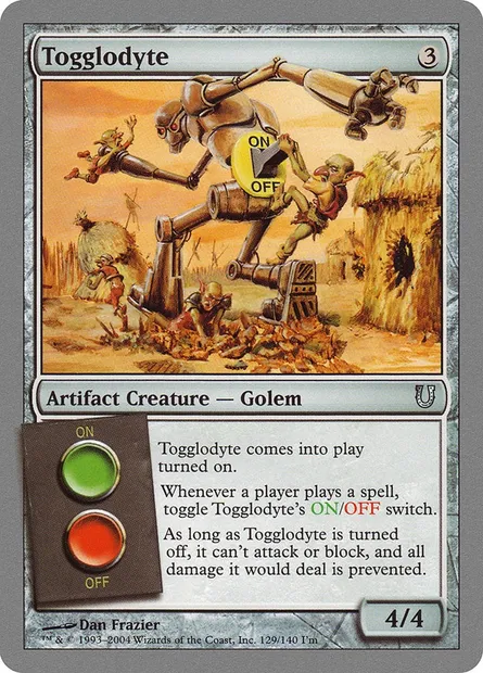 Togglodyte, Magic card UNH 129 — Unhinged set