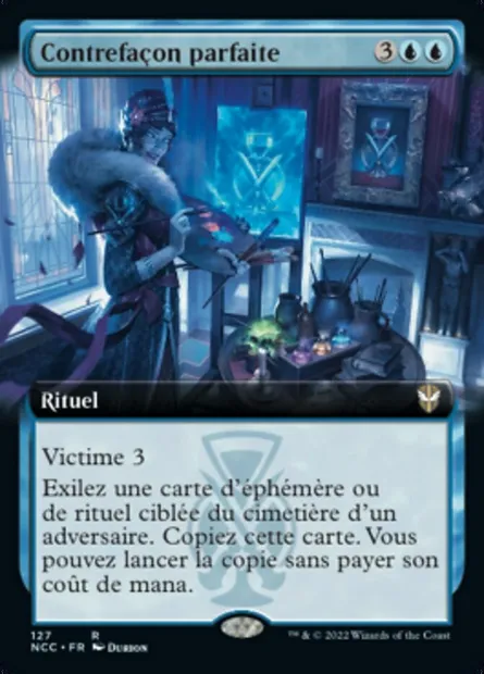 Contrefaçon parfaite, carte Magic NCC 127 — extension New Capenna Commander