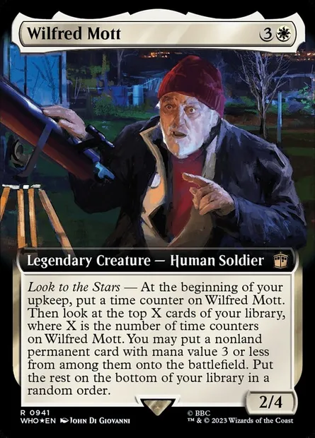Wilfred Mott, Magic card WHO 941 — Doctor Who set