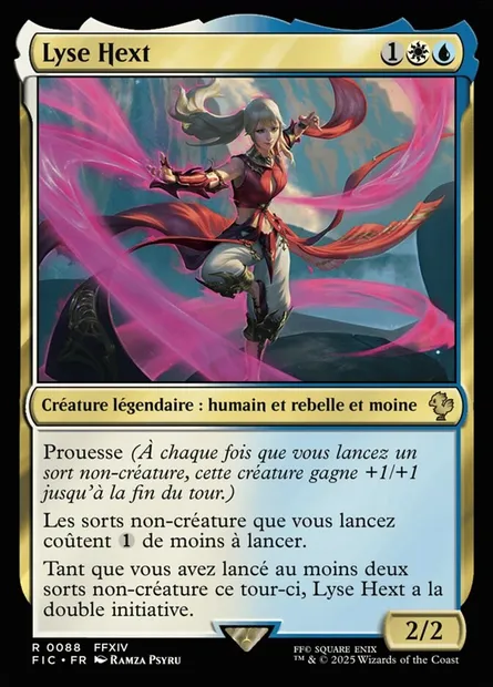 Lyse Hext, carte Magic FIC 88 — extension Final Fantasy Commander