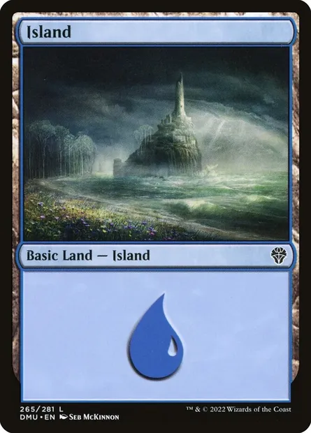 Island, Magic card DMU 265 — Dominaria United set