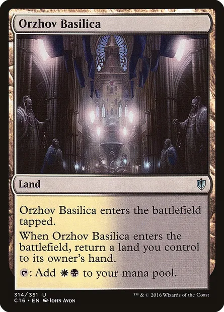 Orzhov Basilica, Magic card C16 314 — Commander 2016 set